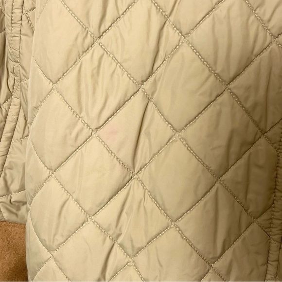 DEREK LAM 70s Reversible Wool Blend Quilted Faux Shearling Oversized Barn Coat 6 - Picture 16 of 17